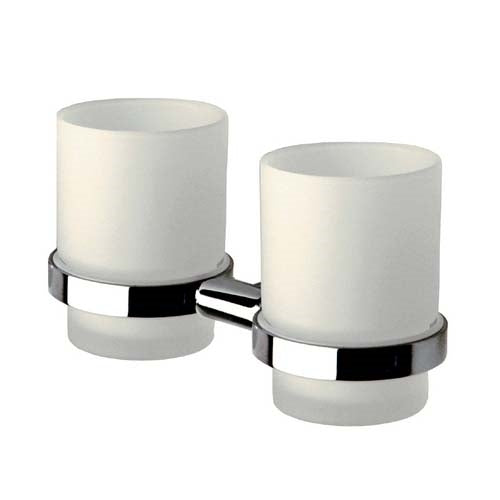 Inda Forum Double Holder With Two Tumblers 7x10hx12cm (A3610DCR21)