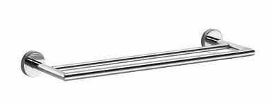 Inda Gealuna Double Towel Rail 50x5hx12cm (A1019BCR)