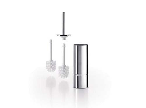 Inda Colorella Wall-Mounted Toilet Brush and Holder 41hx9cm (A3814ACR)