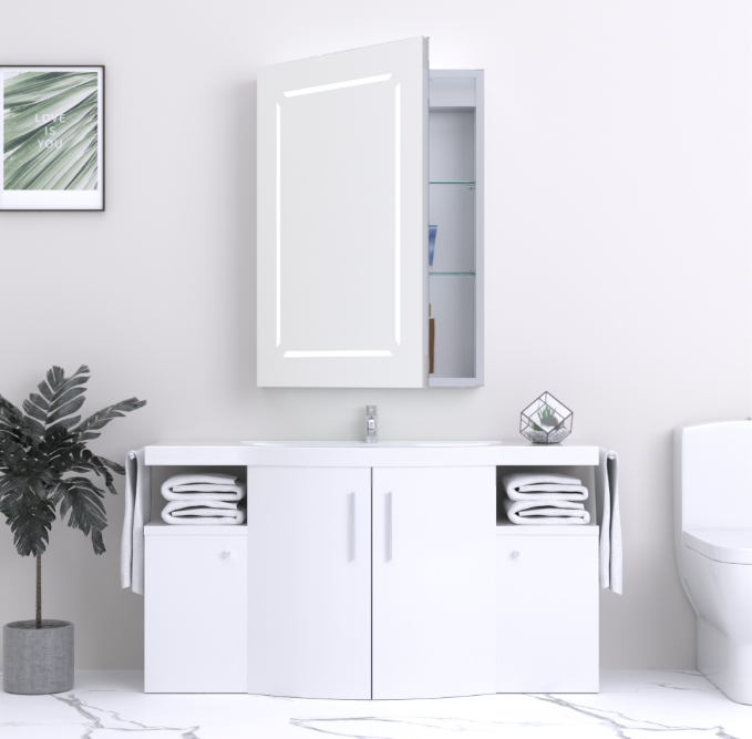 Kartell K-VIT Link 700 x 500mm LED Mirror Cabinet (MIR105)