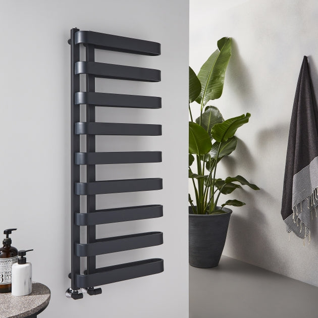 Kartell K-VIT Texas Designer Towel Rail Anthracite (TEX850-500A)(TEX1300-500A)