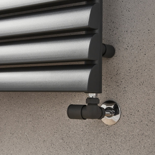 Kartell K-VIT Venetian Designer Heated Towel Rail in Anthracite