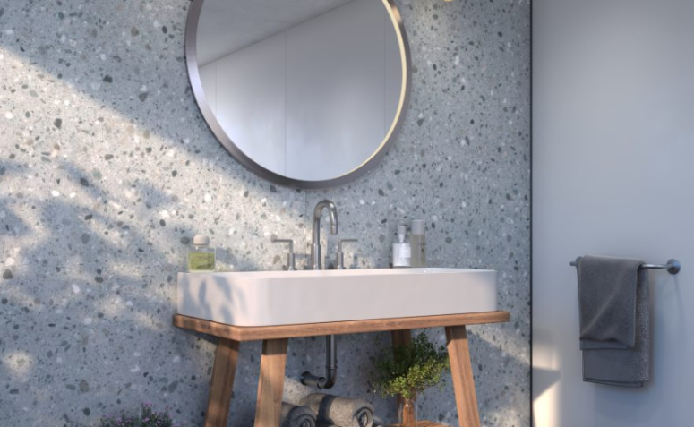 Selkie Pebble Stone Tongue & Groove MDF Wall Panel