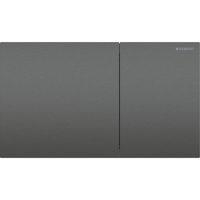 Geberit Aspire Sigma70 Dual Flush Plate Brushed Black Chrome 115.622.QD.1
