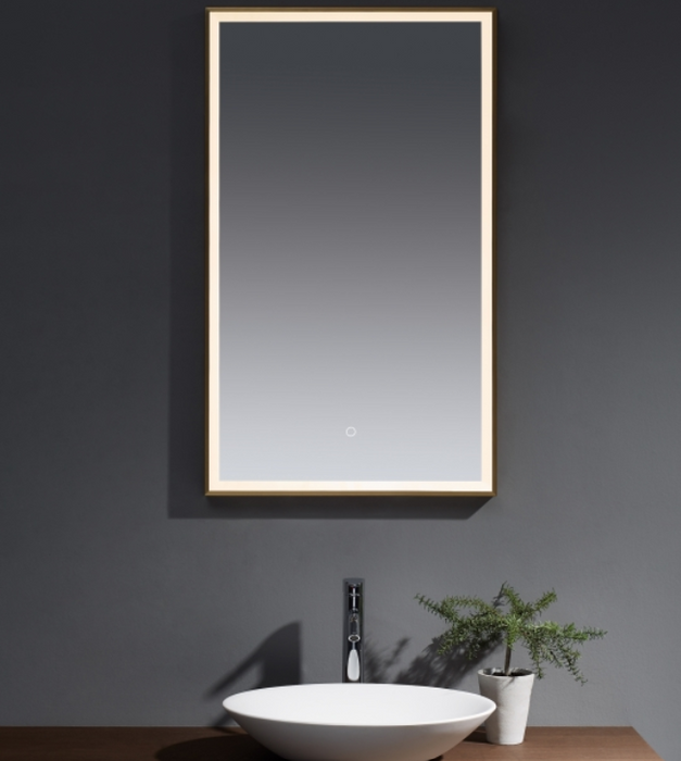 Kartell K-VIT Winchcombe 1000x600mm Steel Framed Mirror with Acrylic Edge Inner (WI1060)