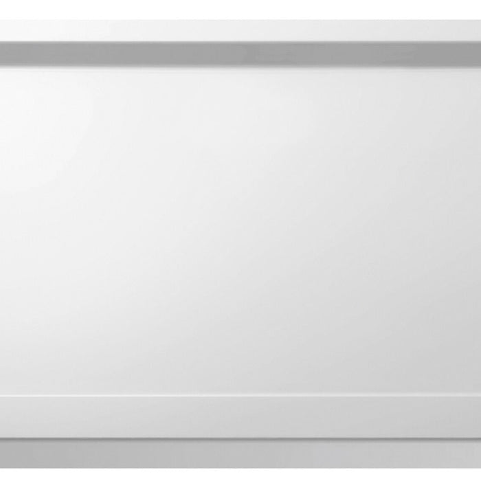 Nuie white slimline rectangular shower tray