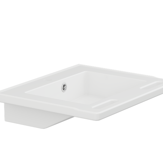 Pressalit MATRIX accessible washbasin with integrated handrails