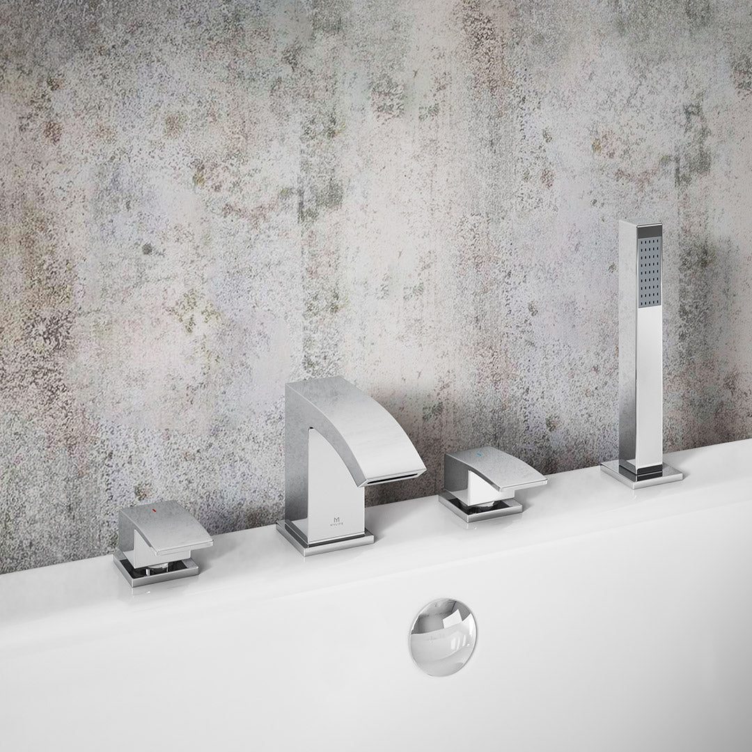 4 Hole Bath Shower Mixer Taps