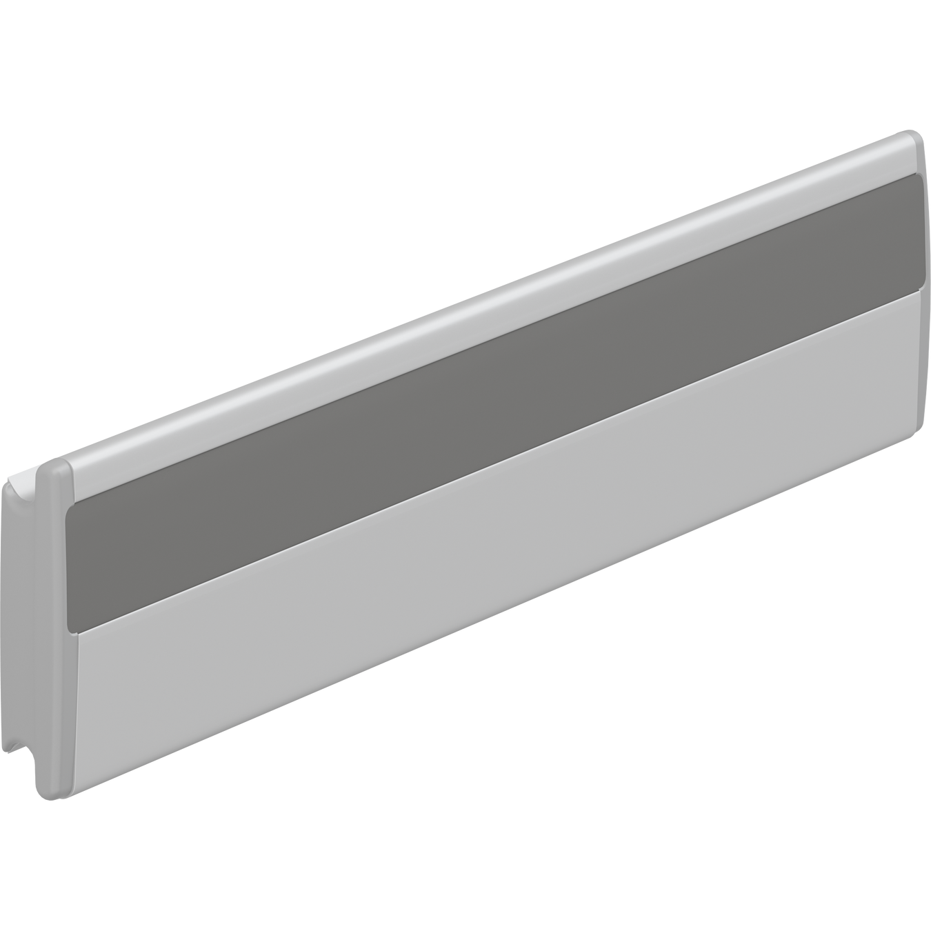 Pressalit PLUS horizontal wall track in anthracite, 600mm