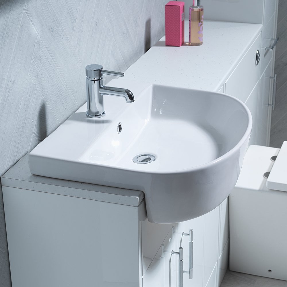 Semi Pedestal Wash Basins