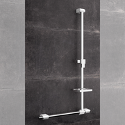 AKW Onyx 2 T & L shaped shower riser and grab rail fitted in a shower area