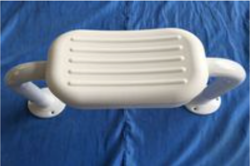 AKW PU Padded Back Rest Rail White (01190WH)