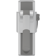 Pressalit PLUS support arm, 850mm, height & sideways adjustable, right-hand, anthracite