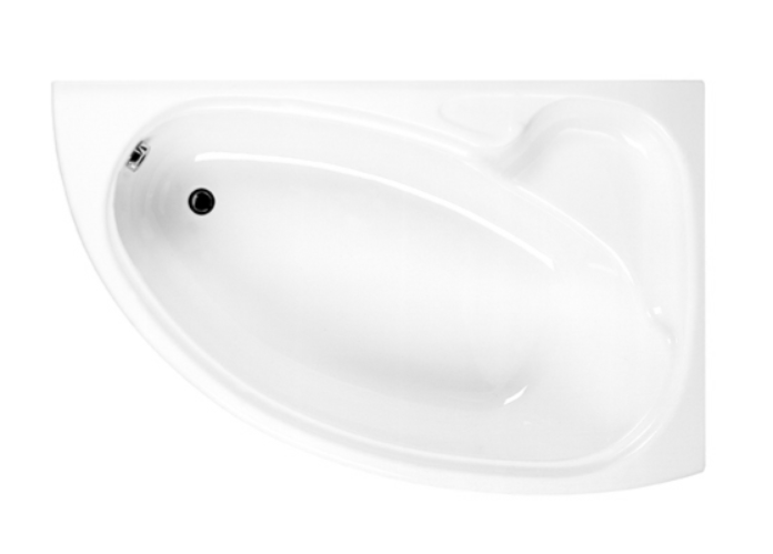 Carron Dove Corner Bath Left Hand 1550 x 950mm 5mm Acrylic (02232)