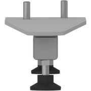 Pressalit INDIVO Stabilising Foot Grey RK1342202 detail