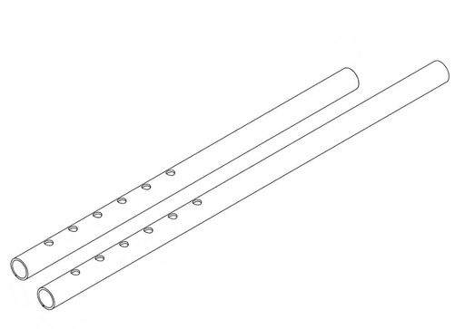 AKW 2000 Series shower seat short leg kit (04-024-069)