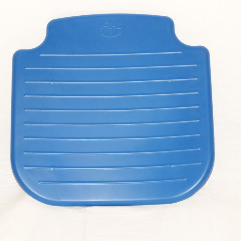AKW 04070P Advanced Wall Mounted Fold Up Blue Padded Seat With Support Legs