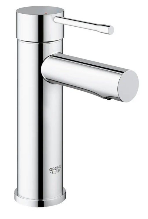 Grohe Essence Basin Mixer Tap S-Size Smooth Body Compact Spout in StarLight Chrome (34294001)