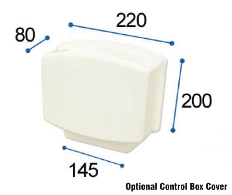 AKW P12 Control Box Cover (White) (05PP16)