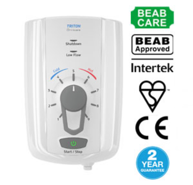 Triton Omnicare Design 9.5kW Thermostatic Electric Shower (06ES61)