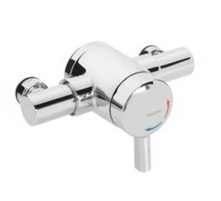 Bristan Opac Thermostatic Exposed Mini Shower Valve with Lever (06MS22)