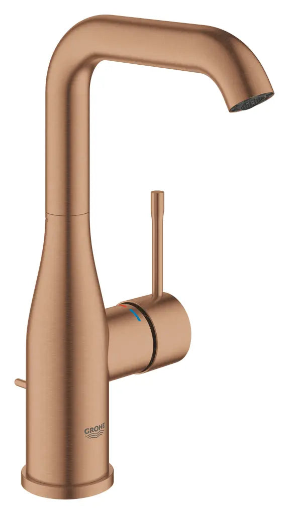 Grohe Essence basin mixer tap L-Size in Brushed Warm Sunset (32628DL1)