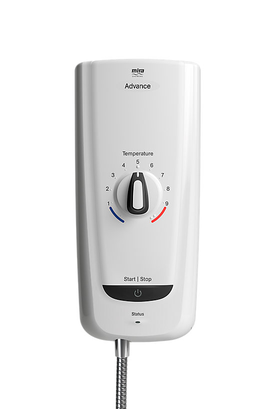 Mira Advance 9.8kW White/Chrome Electric Shower