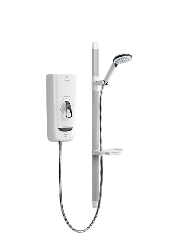 Mira Advance Flex 9.8kW White/Chrome Electric Shower