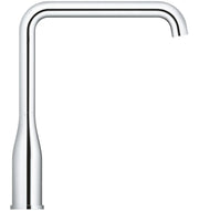 Grohe Essence kitchen sink mixer L-spout 30269 chrome, installed in kitchen