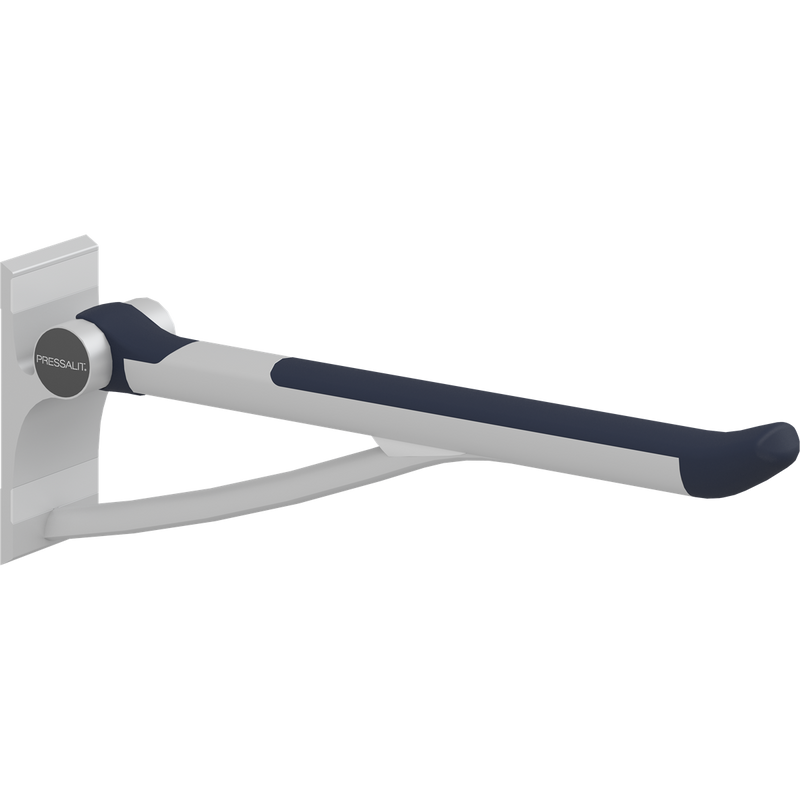 Pressalit PLUS Support Arm 700mm Fixed Height Dark Blue R360070108