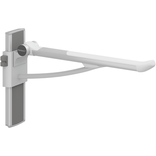 Pressalit PLUS Support Arm 700mm Height-Adjustable Left-Hand White R370370000
