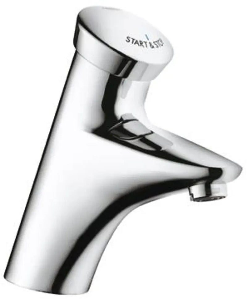 Grohe Eurodisc SE Self-Closing Basin Tap 36249000 in StarLight Chrome