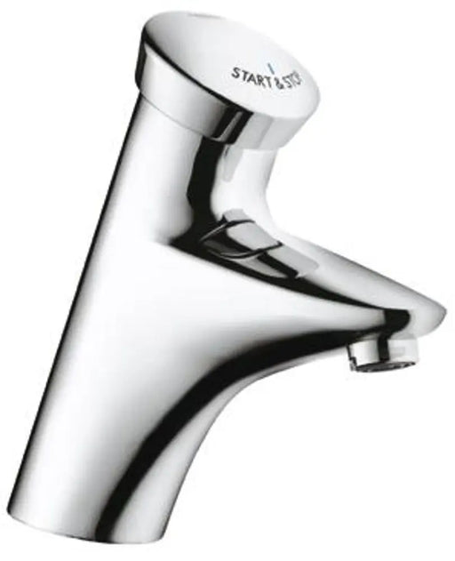 Grohe Eurodisc SE Self-Closing Basin Tap 36249000 in StarLight Chrome