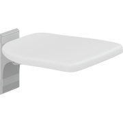 Pressalit PLUS Folding Seat 320mm Fixed Height White R5510000