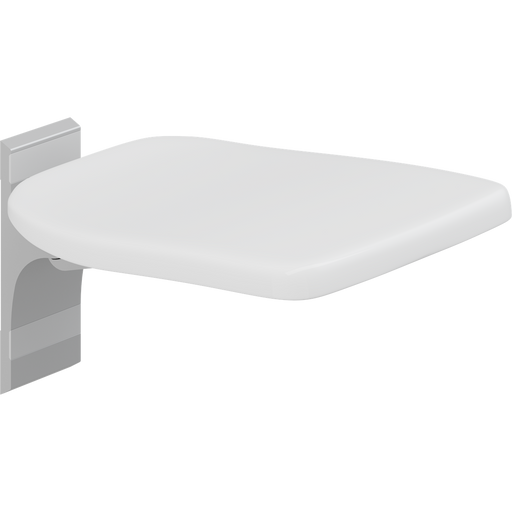 Pressalit PLUS Folding Seat 320mm Fixed Height White R5510000