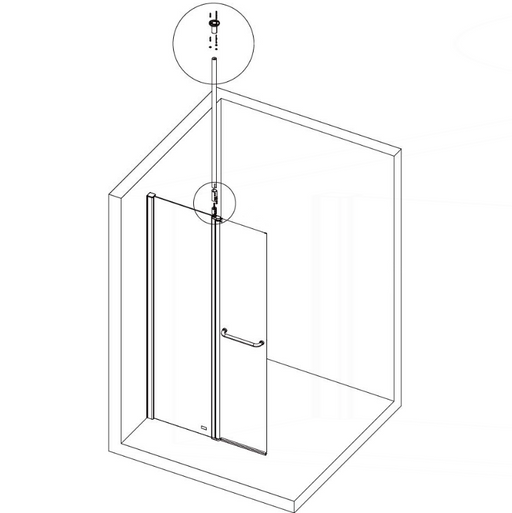 AKW Level Best Deflector to Ceiling Kit 15-010-099