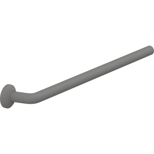 Pressalit PLUS Handrail Section 746mm with Wall Rosette Anthracite RT322112