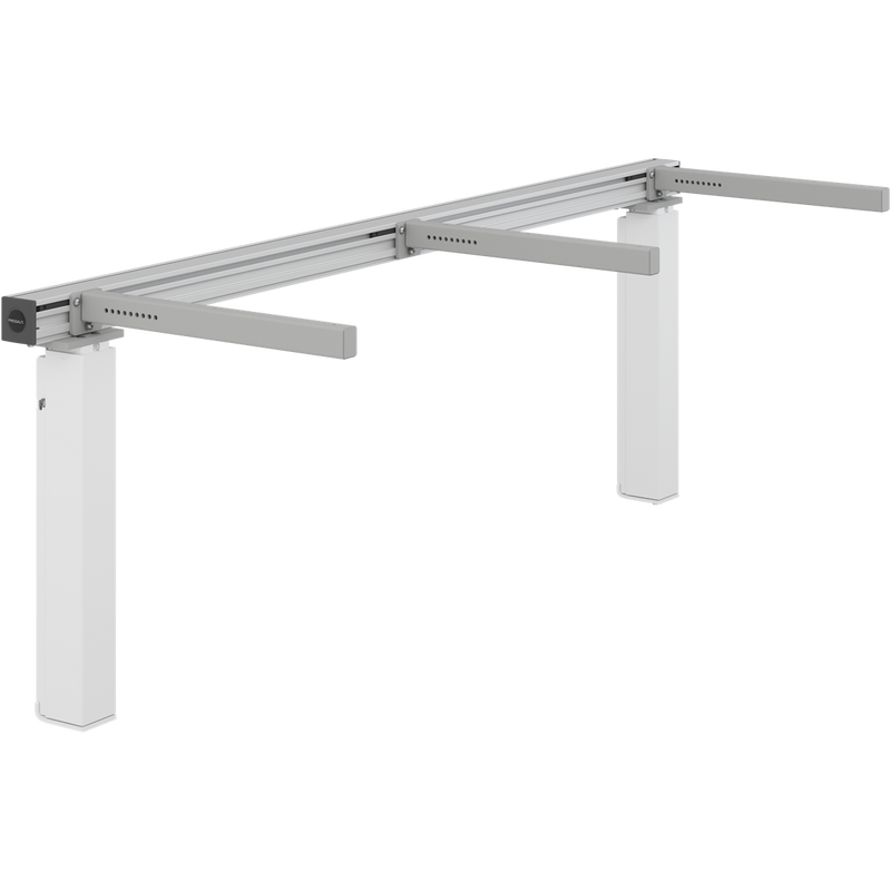 Pressalit INDIVO Wash Basin Lift, Wall-Mounted, Electrically Height-Adjustable, 2 Actuators, White, for Worktop 1401-2000mm (RK1412000)