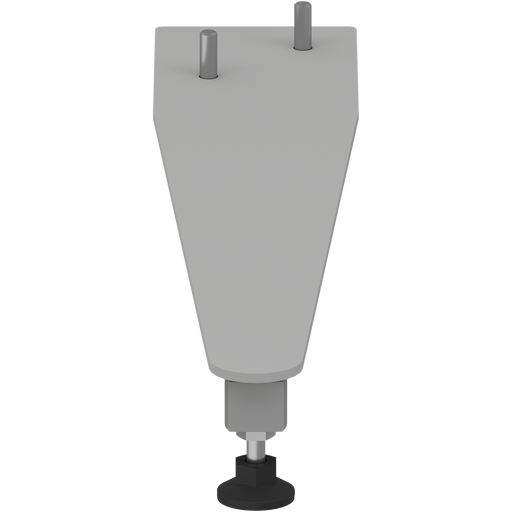 Pressalit INDIVO Stabilising Foot Grey RK1342202 detail