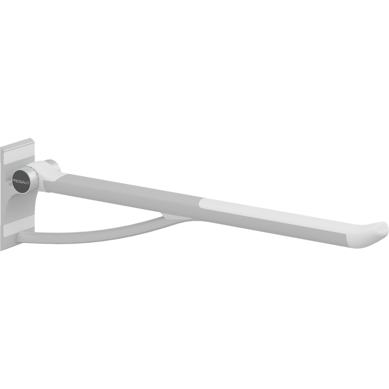 Pressalit PLUS Support Arm 850mm Fixed Height White R360085000