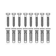 Pressalit Mounting Kit (V8610) — dimensioned drawing
