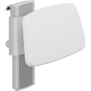 Pressalit PLUS Backrest, 385mm, Height & Sideways Adjustable, White (R6444000)