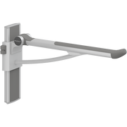 Pressalit PLUS Support Arm 700mm Height-Adjustable Left-Hand Anthracite R370370112