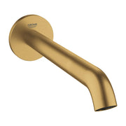 Grohe Essence wall-mounted bath spout in Brushed Cool Sunrise