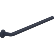 Pressalit PLUS Handrail Section 746mm with Wall Rosette Dark Blue RT322108