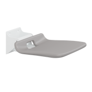 Pressalit VALUE IV Folding Shower Seat, Fixed Height, White Frame/Anthracite Seat (R1620000112)