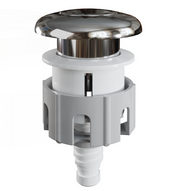 AKW low level WC suite 23174PB push button cistern detail