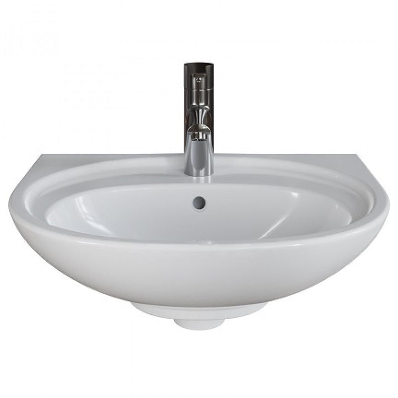 AKW Livenza Plus Sanitaryware Washbasin 500mm 1 Tap Hole (23903)