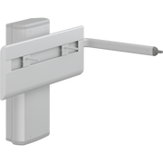 Pressalit PLUS Wash Basin Bracket, Gas-Assisted Lever Control, Manually Height Adjustable, White (R4650)