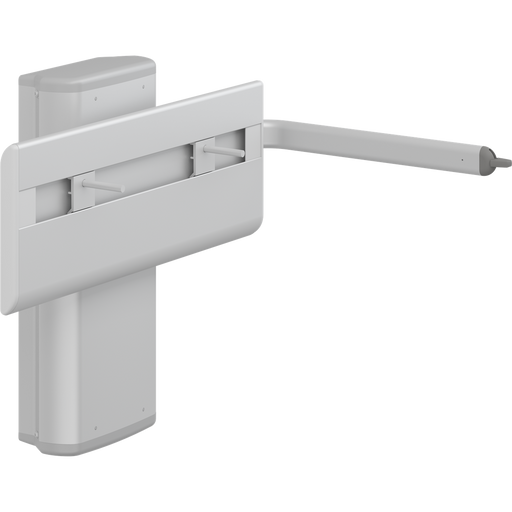 Pressalit PLUS Wash Basin Bracket, Gas-Assisted Lever Control, Manually Height Adjustable, White (R4650)